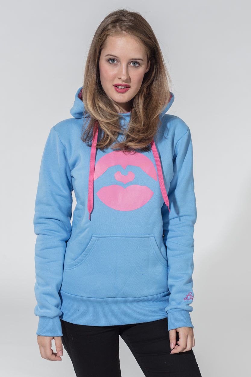 Classic Logo Hoodie Light Blue image 1