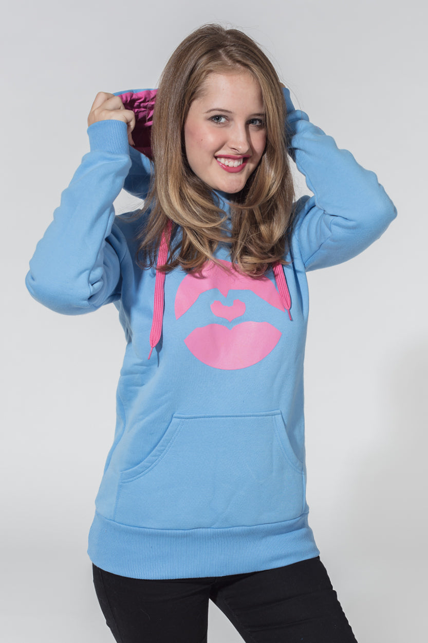 Classic Logo Hoodie Light Blue image 2