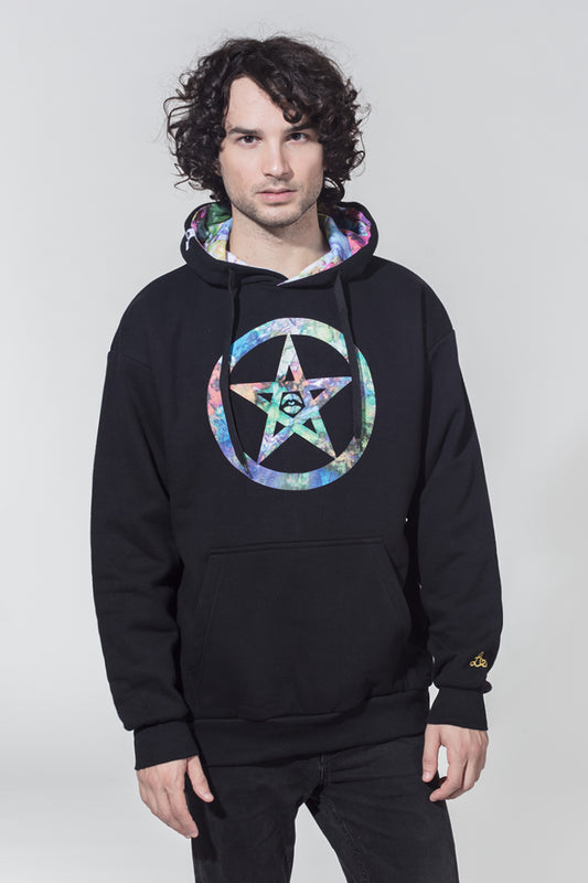 Artistic Hoodie Be Safe Logo Trippy image 0