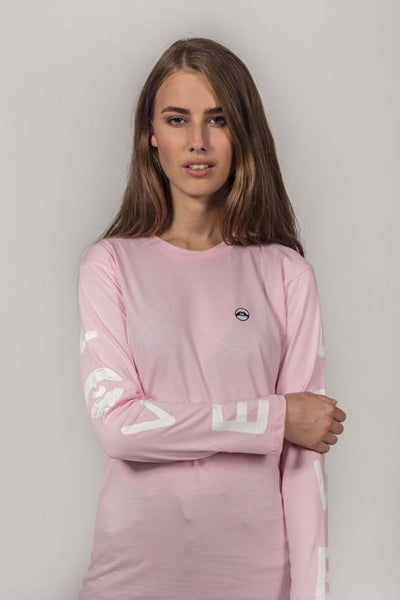 Longsleeve SMALL LOGO PINK image 0