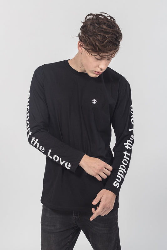 Longsleeve Support the Love sprayed image 0
