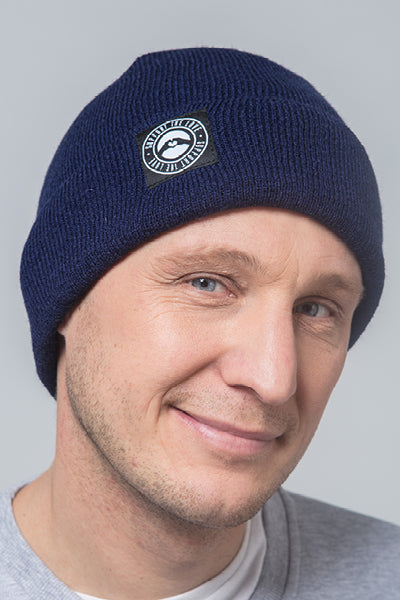 Beanie Stamped Blue image 0