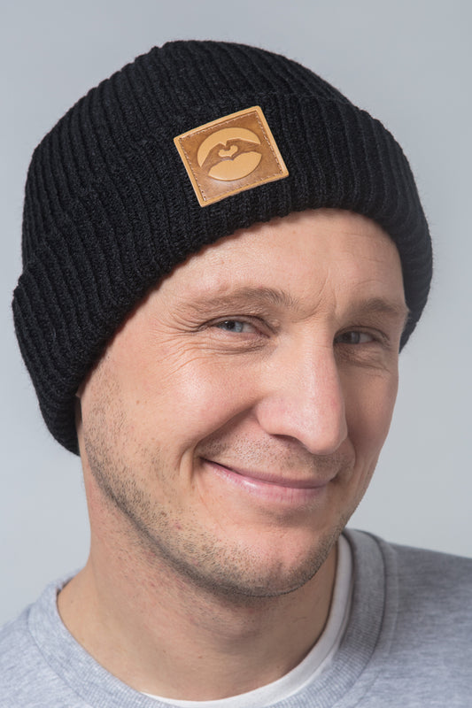 Beanie Style Logo Black image 0