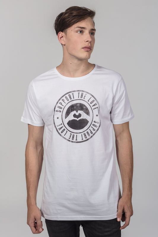 Artistic T-Shirt Stamped Logo White image 0