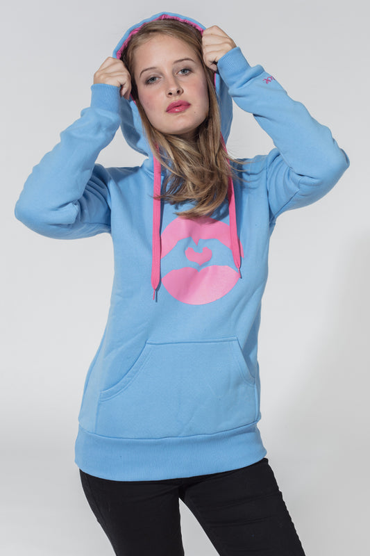 Classic Logo Hoodie Light Blue image 0