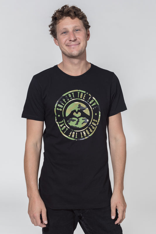 Artistic T-Shirt Stamped Camo image 0