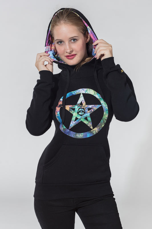 Artistic Hoodie Be Safe Logo Trippy image 0