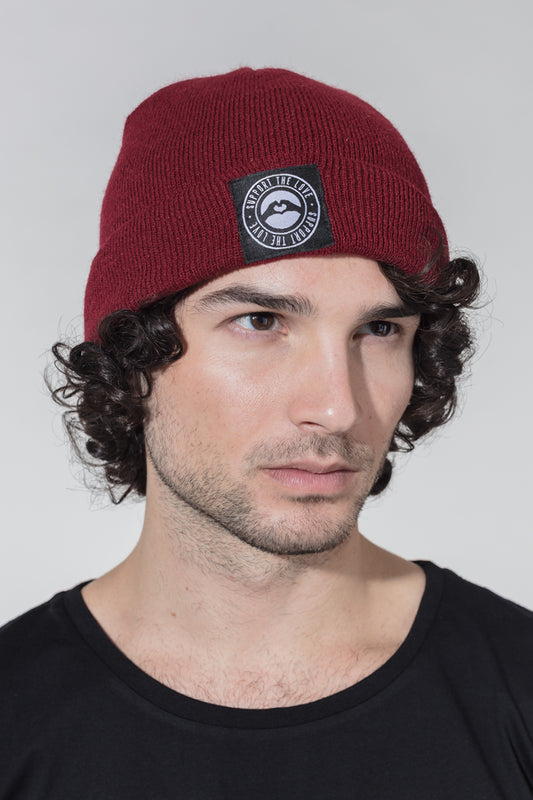 Beanie Stamped Red image 0