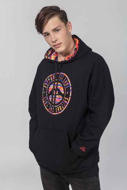Artistic Hoodie Stamped Logo Tribe image 1