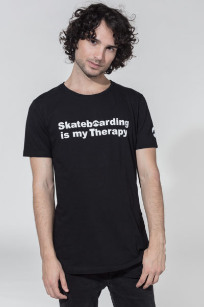 Men Therapy Series T-Shirt Skateboarding is my Therapy