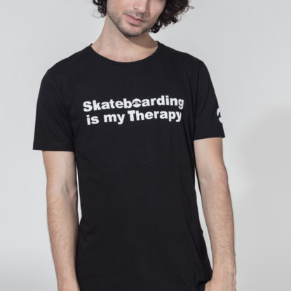 Men Therapy Series T-Shirt Skateboarding is my Therapy