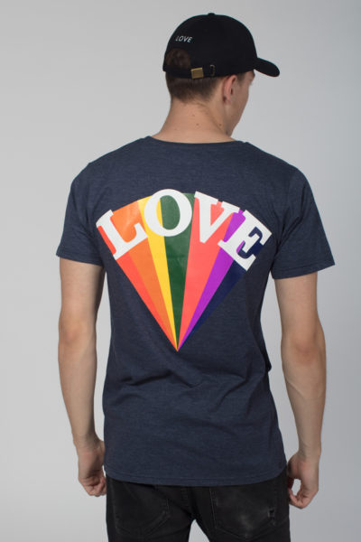 Men Artistic T-Shirt Rainbow Warrior 2