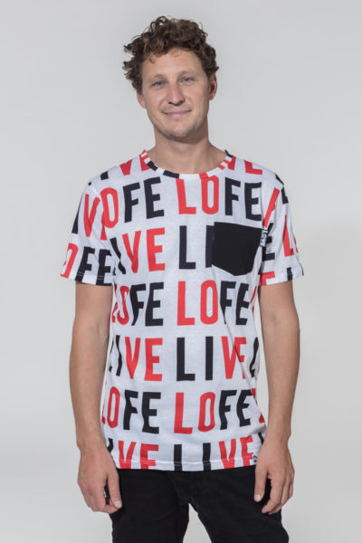 Men Artistic T-Shirt Love Life