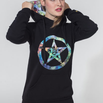 Women Artistic Hood Be Safe trippy 2