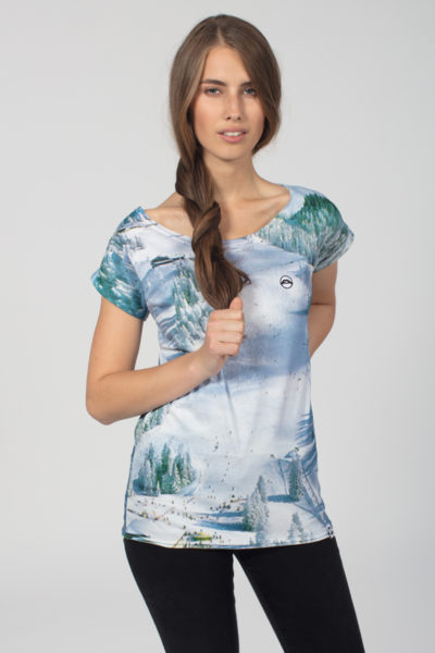 Women Artistic T-Shirt Slopestyle
